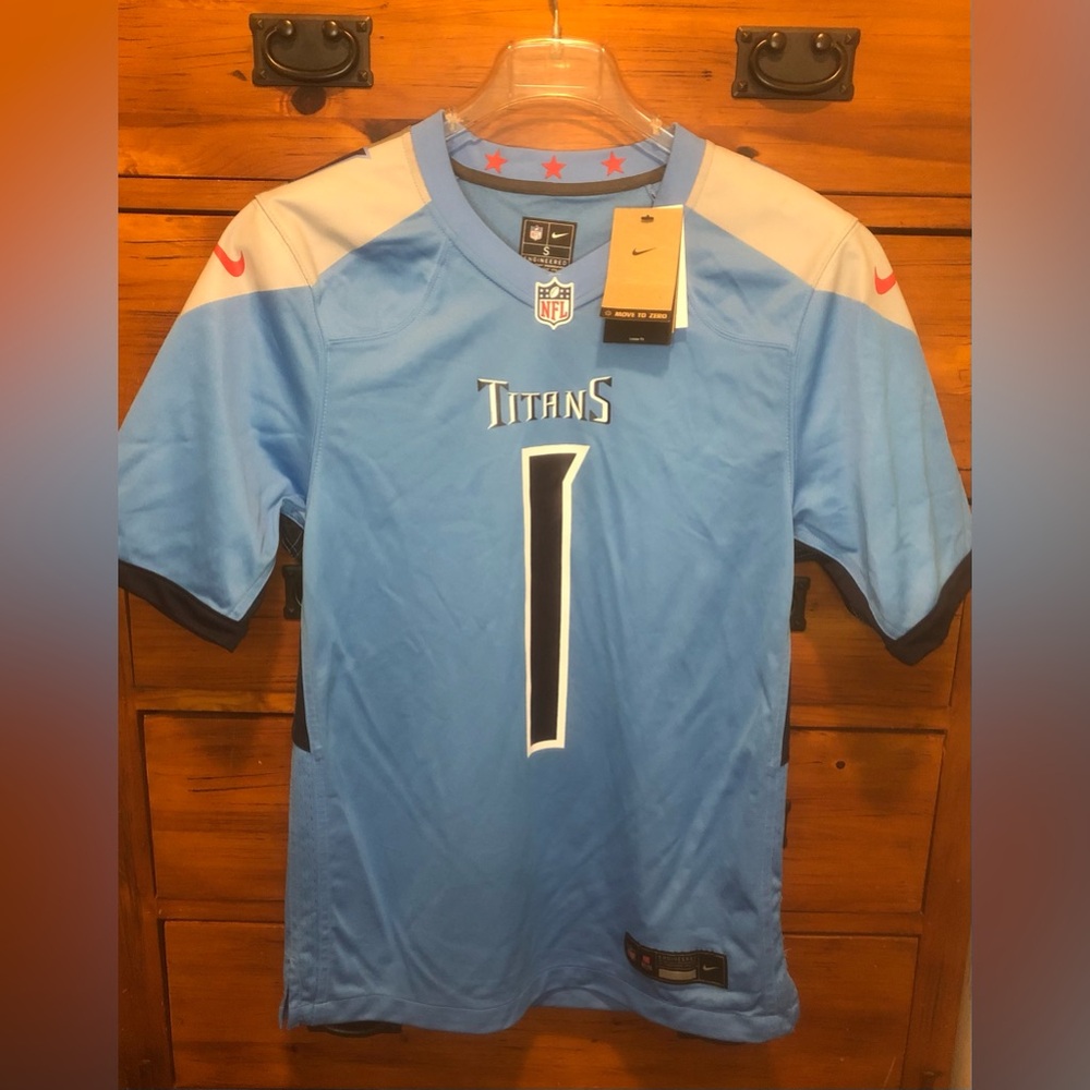 Nike Tennessee Titans Cam Ward #1 Jersey Blue Men’s Size S New